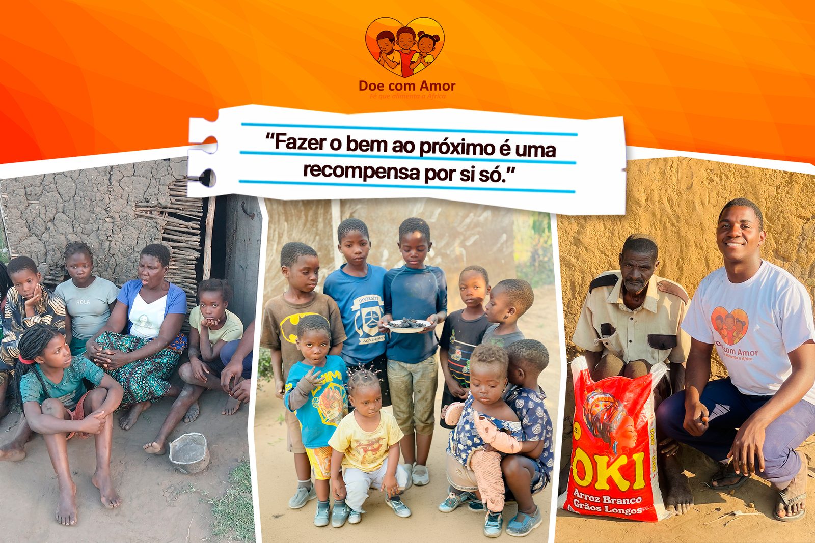 Doe com Amor — missão na África